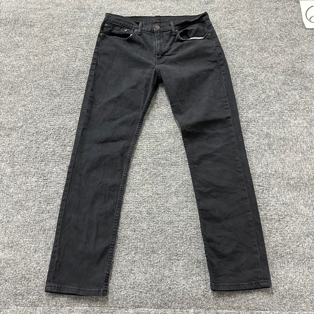 Levi's Jeans Mens Size 34 Black 511 Slim Fit Denim Faded Casual Stretch Pant